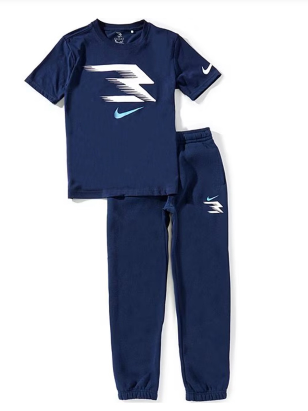 Nike 3BRAND by Russell Wilson Boys 2-Piece Set Size 6 (T-Shirt + Joggers)